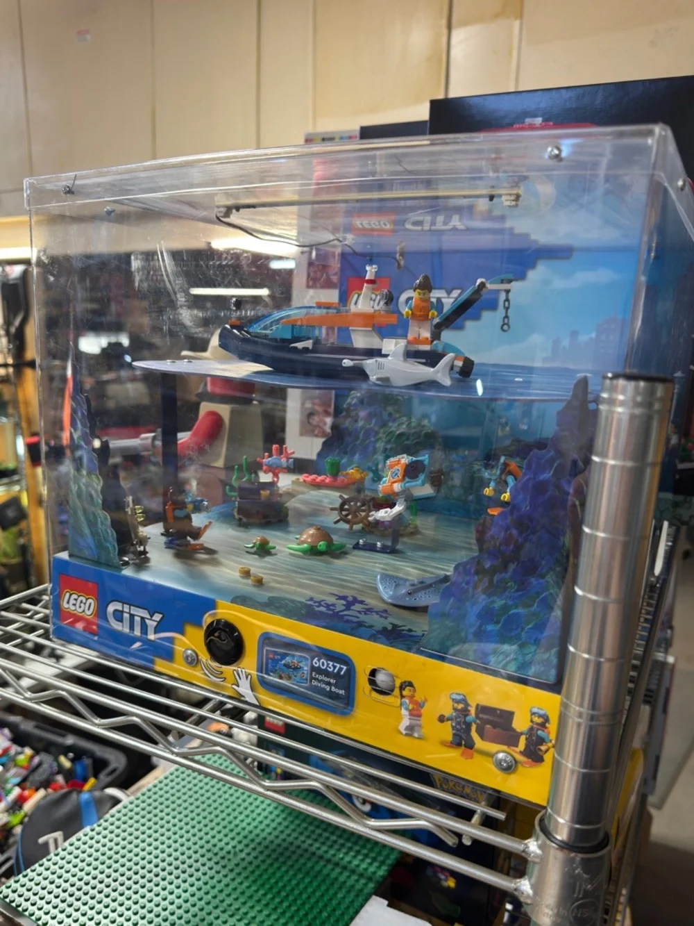 LEGO City 60377 Explorer Diving Boat Set Store Display Retail Authentic Works! - Picture 1 of 5